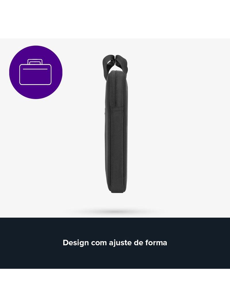Maleta targus slipskin sleeve com alças guardáveis 156" - tss995