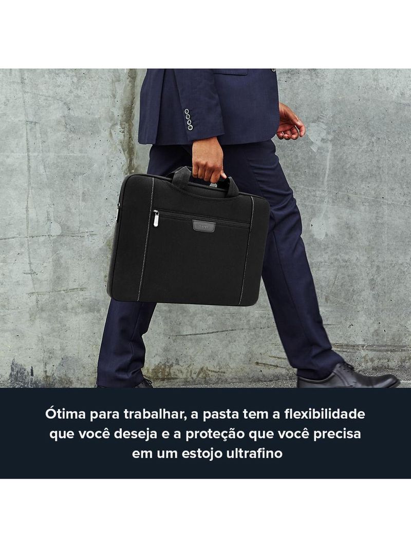 Maleta targus slipskin sleeve com alças guardáveis 156" - tss995