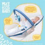 Cadeira de descanso nap time 0-11kgs azul multikids baby - bb218