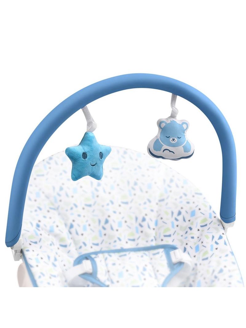 Cadeira de descanso nap time 0-11kgs azul multikids baby - bb218