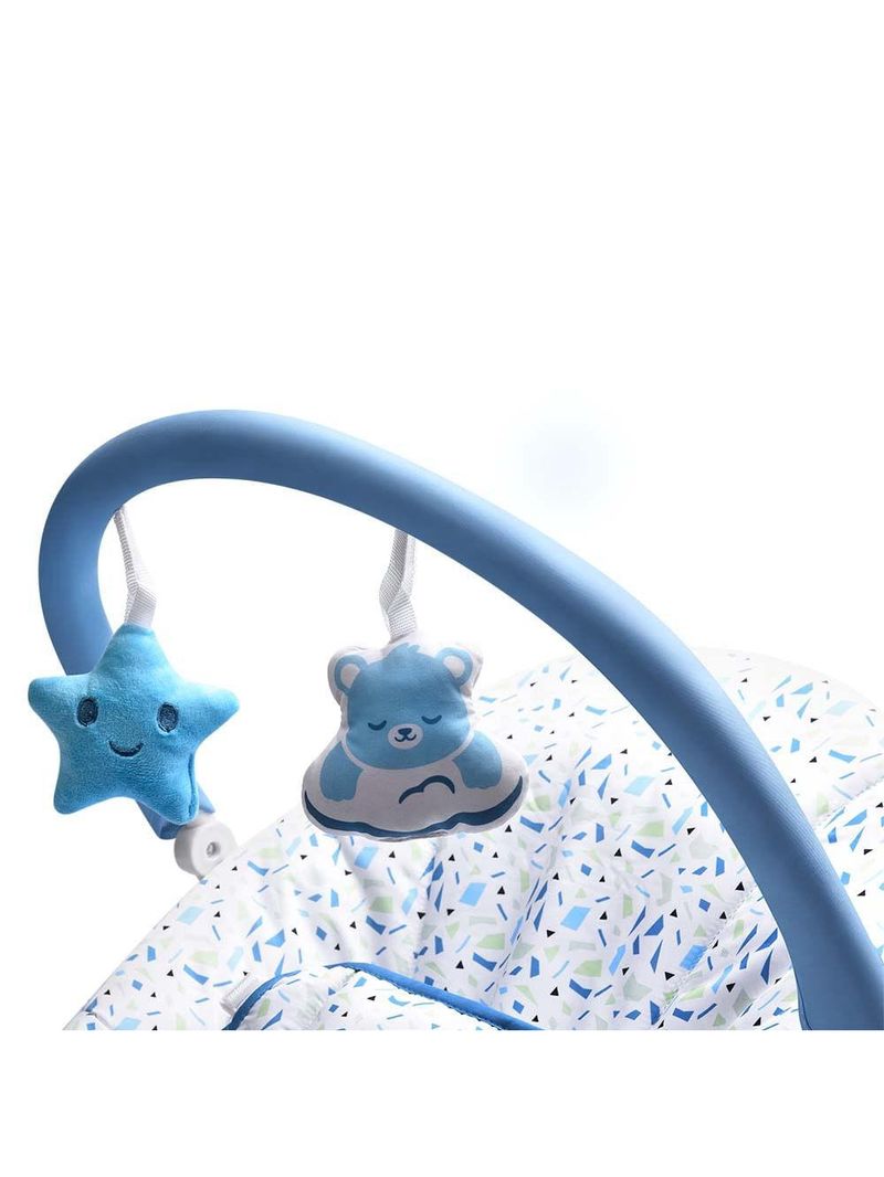 Cadeira de descanso nap time 0-11kgs azul multikids baby - bb218