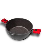 Panela polishop ichef ultra family size shark series vermelha 28cm
