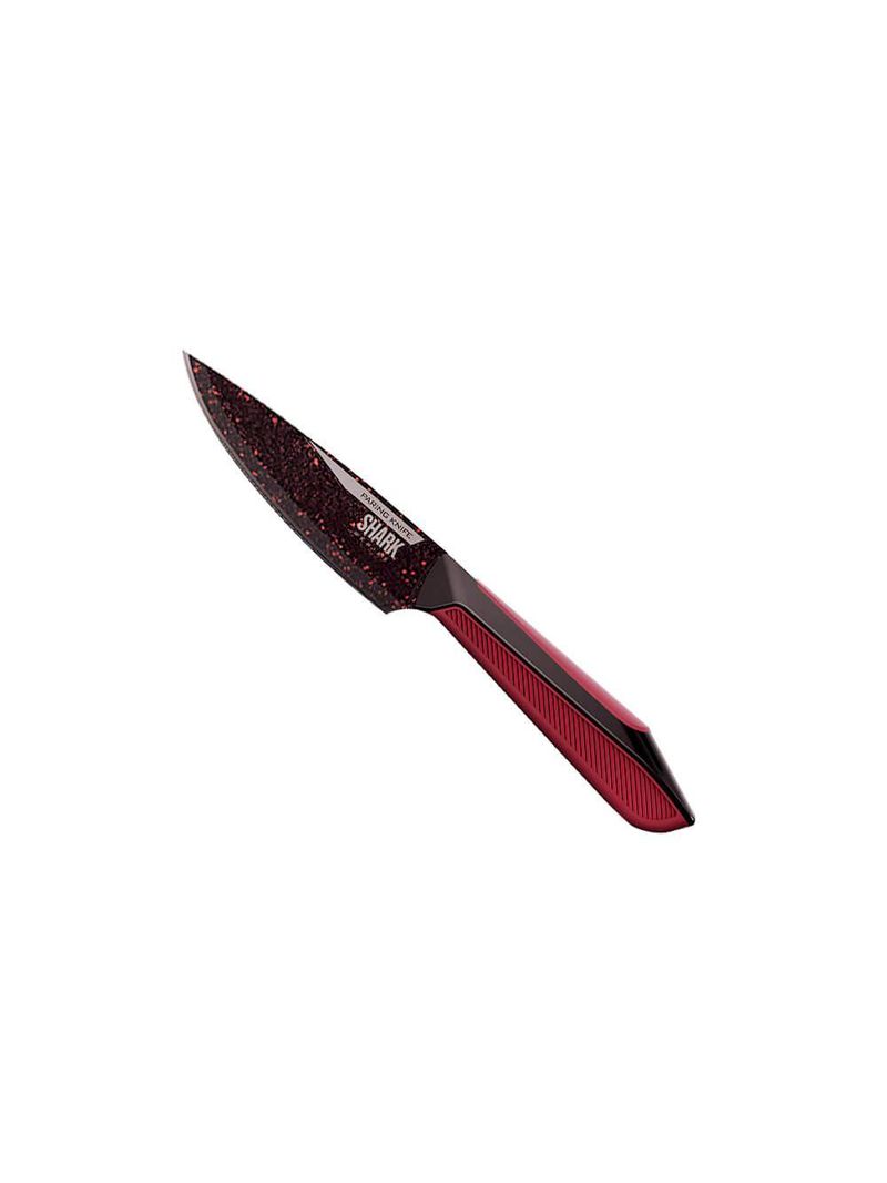 Conjunto de 6 facas polishop ichef special cut vermelha