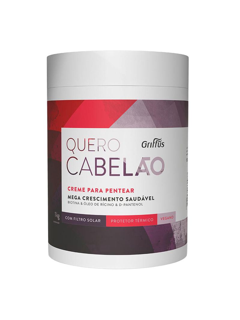 Griffus quero cabelão - creme para pentear