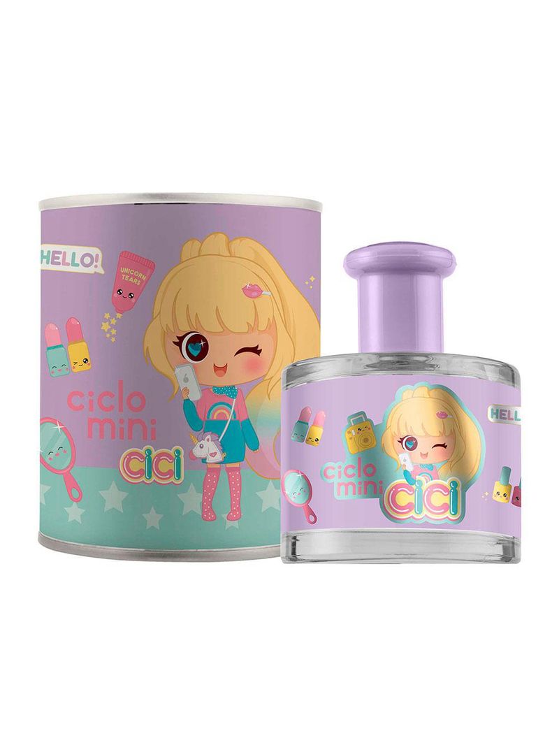 Cici bela ciclo cosméticos perfume infantil deo colonia