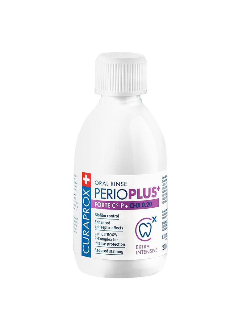 Enxaguatório bucal curaprox - perio plus+ forte