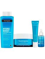 Neutrogena hydro boost kit – hidratante facial + gel creme para olhos + hidratante corporal + sérum
