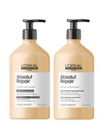 L'oréal professionnel absolut repair gold quinoa + protein kit – shampoo + condicionador