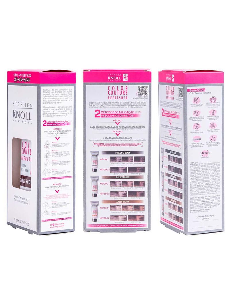 Stephen knoll color couture refresher máscara tonalizante 200g