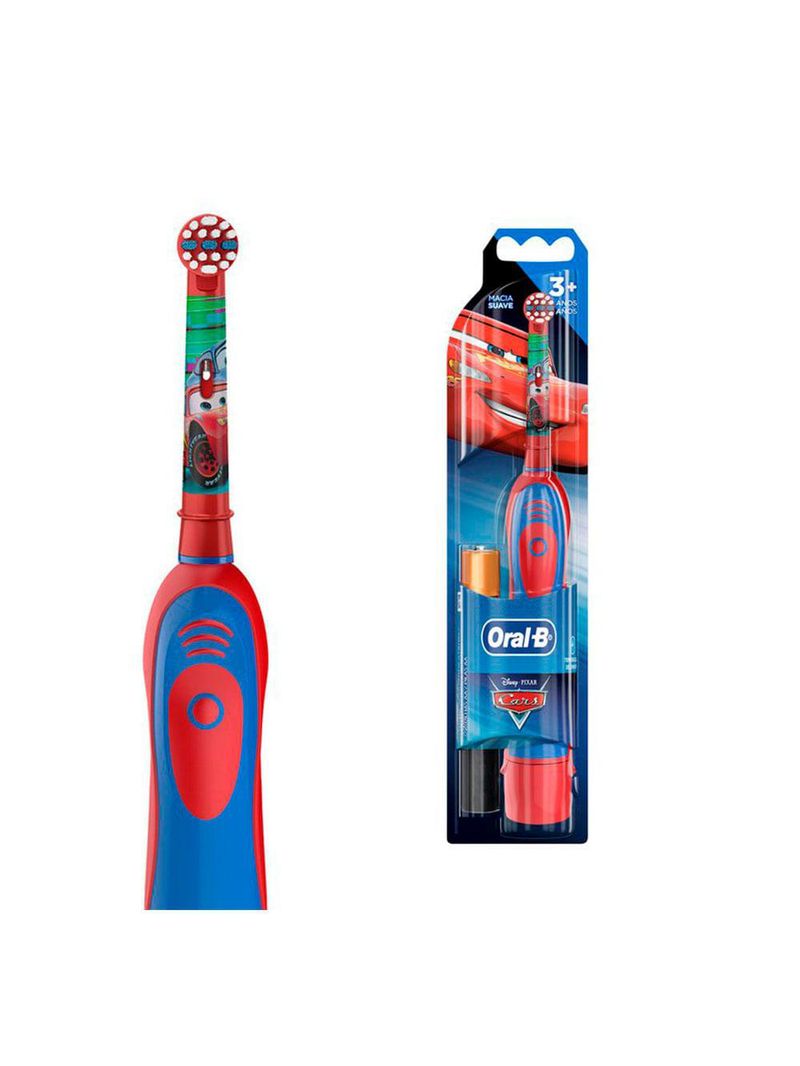 Oral-b disney pixar cars kit - escova elétrica + 2 pilhas aa
