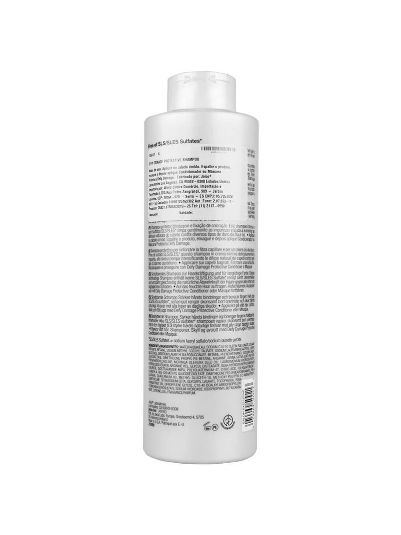 Joico defy damage protective tamanho profissional – shampoo