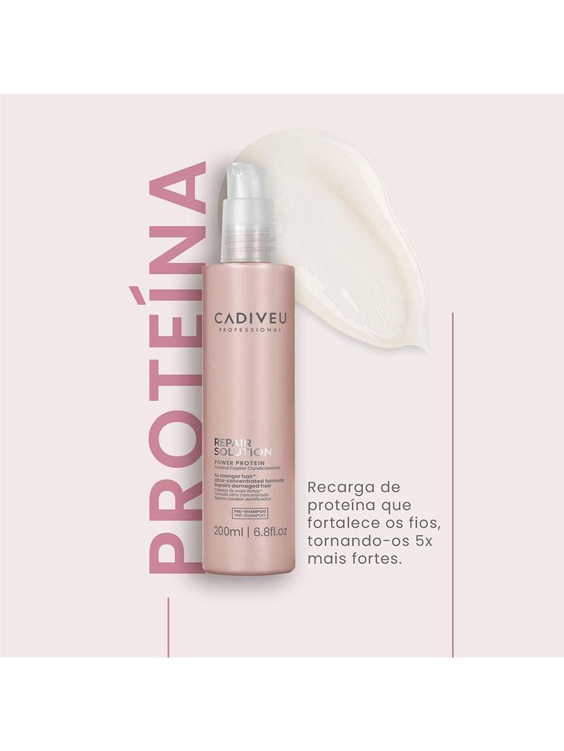 Cadiveu professional repair solution proteína fortalecedora pré shampoo