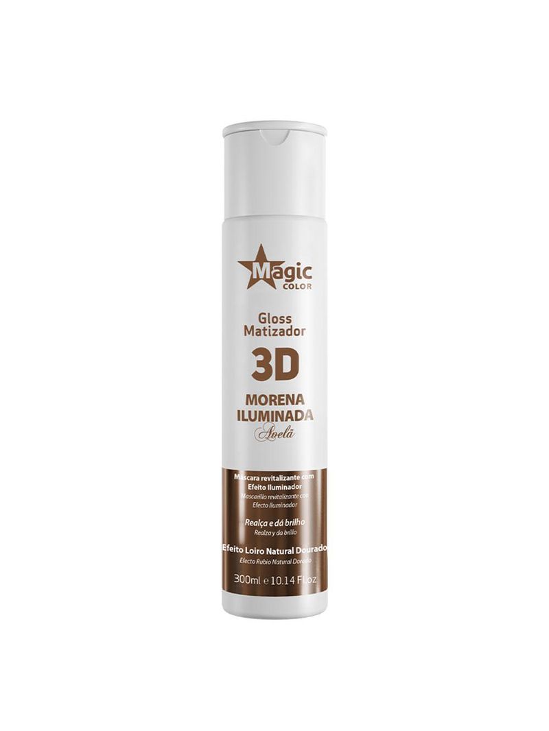Matizador 3d magic color morena iluminada avelã