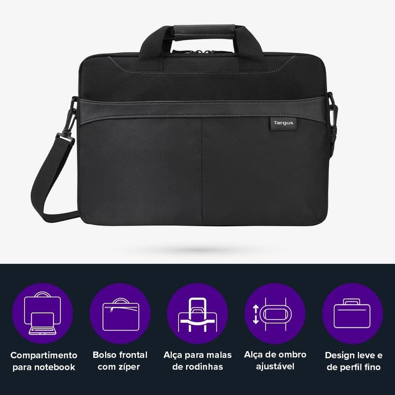Maleta targus para notebook ate 15,6 business casual - tss898