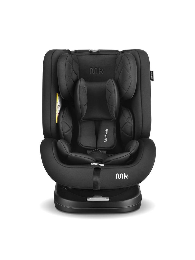 Cadeira para auto artemis 0-36 kgs isofix 360° preta multikids baby - bb433