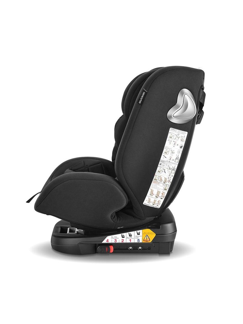 Cadeira para auto artemis 0-36 kgs isofix 360° preta multikids baby - bb433