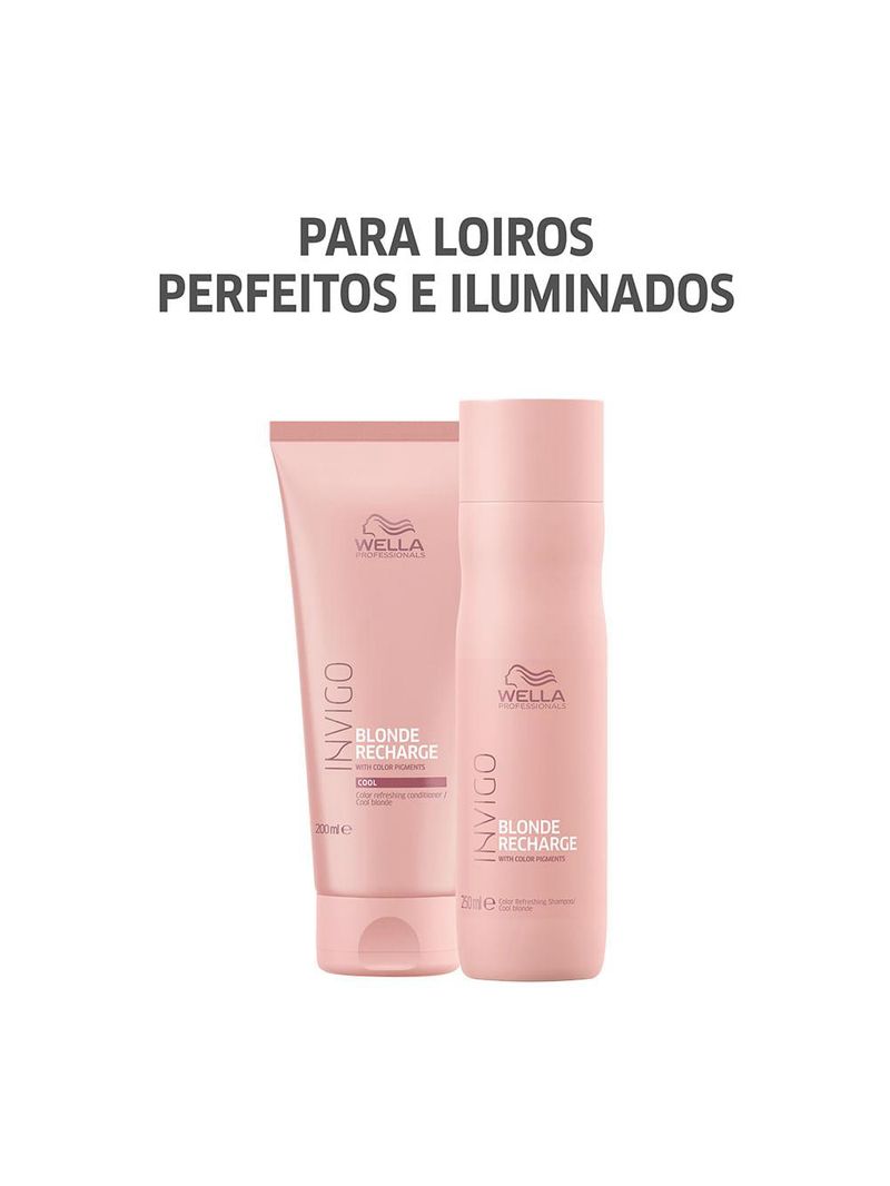 Wella professionals cool blond recharge invigo - shampoo