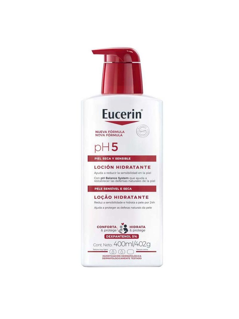 Loção corporal hidratante eucerin ph5