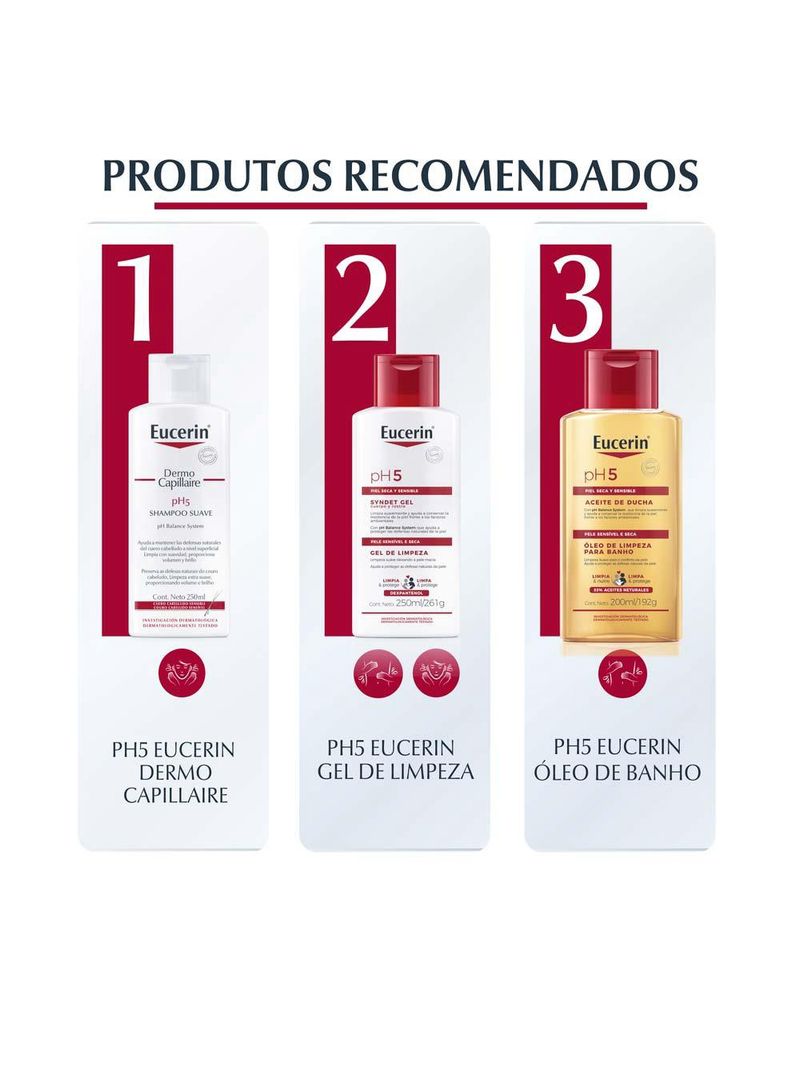 Loção corporal hidratante eucerin ph5