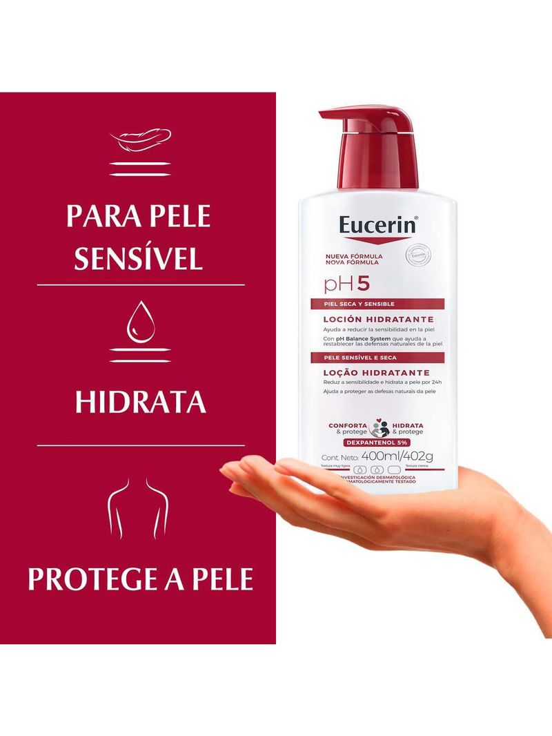 Loção corporal hidratante eucerin ph5