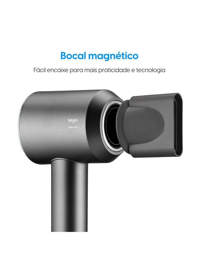 Secador Super Ionic 1700W Chumbo Motor BLDC 3 Temperaturas Jato Frio 110V