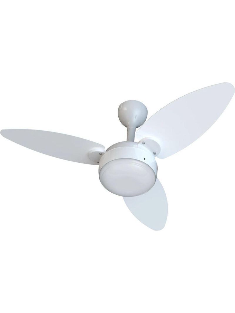 Ventilador De Teto Ventisol Elluz 3 Pás Branco Bivolt