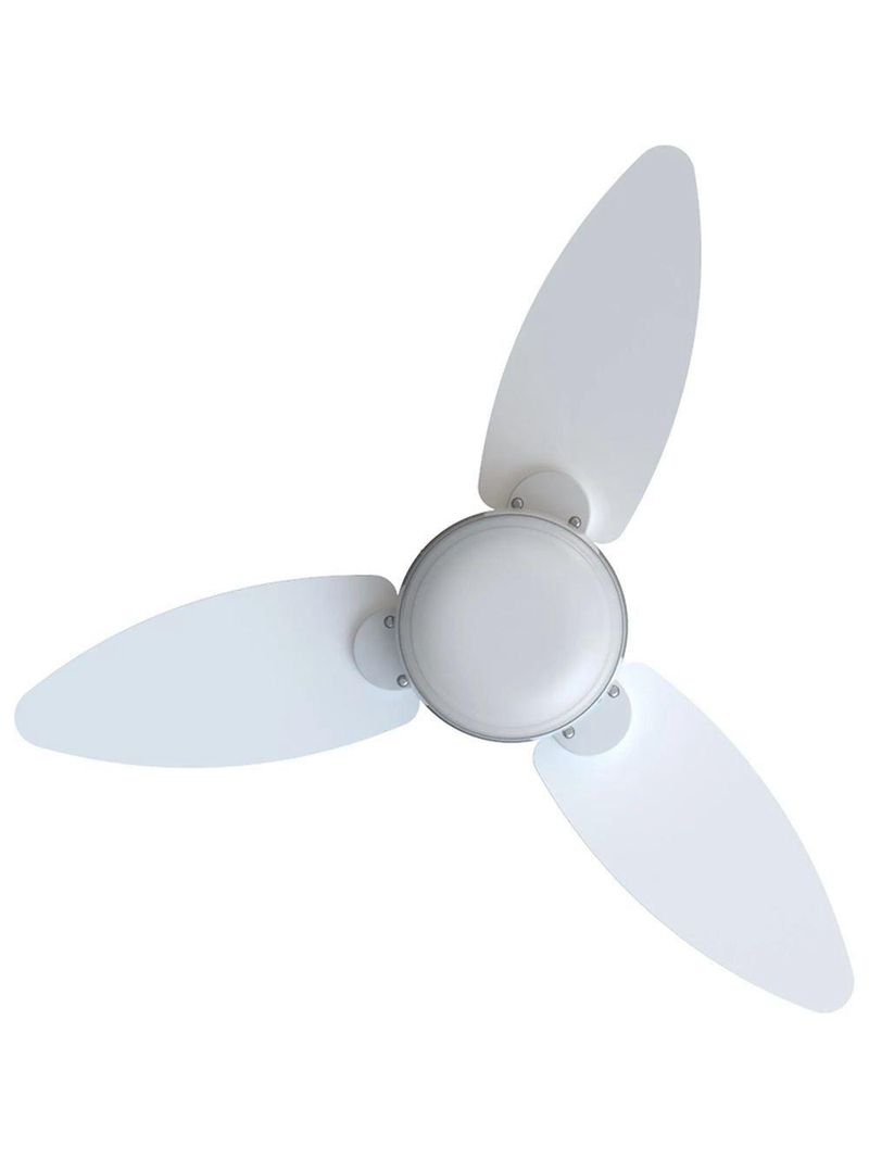 Ventilador De Teto Ventisol Elluz 3 Pás Branco Bivolt