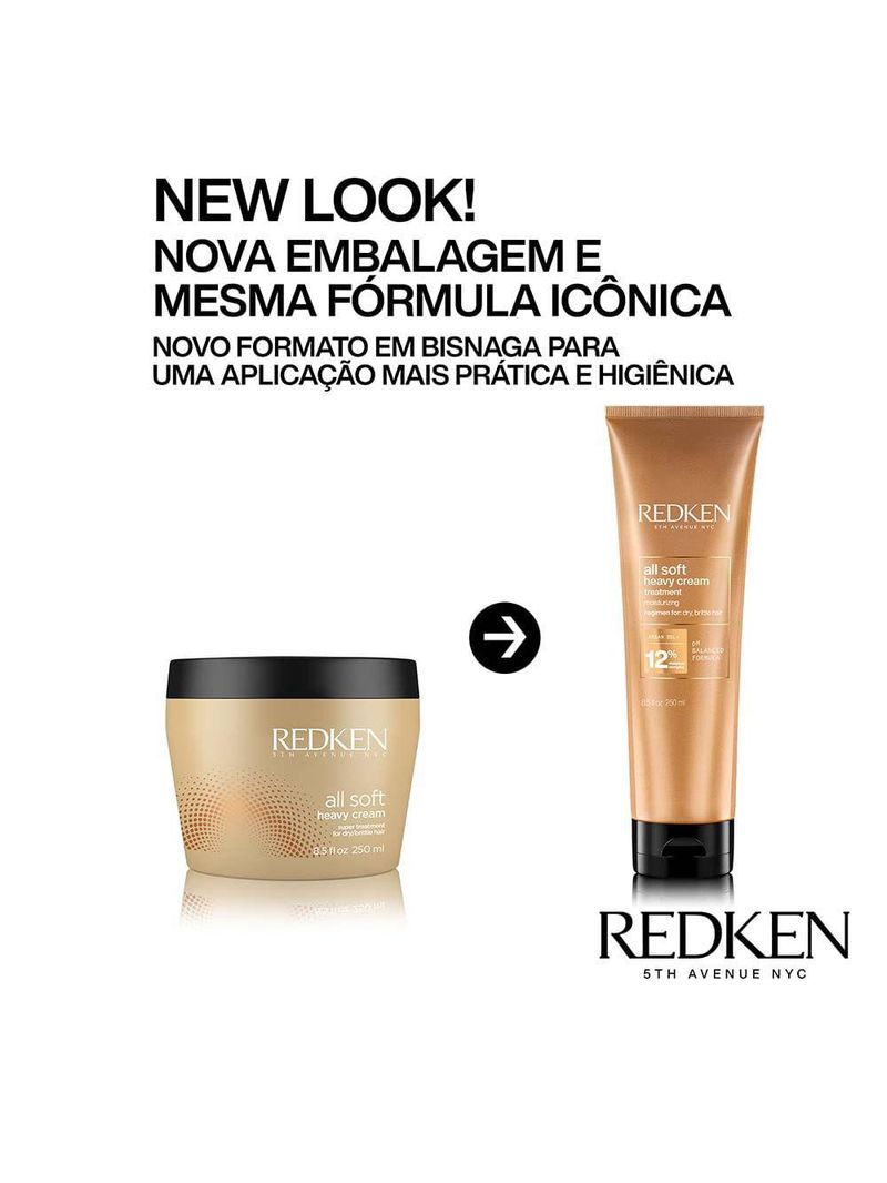 Redken all soft heavy cream - máscara de hidratação