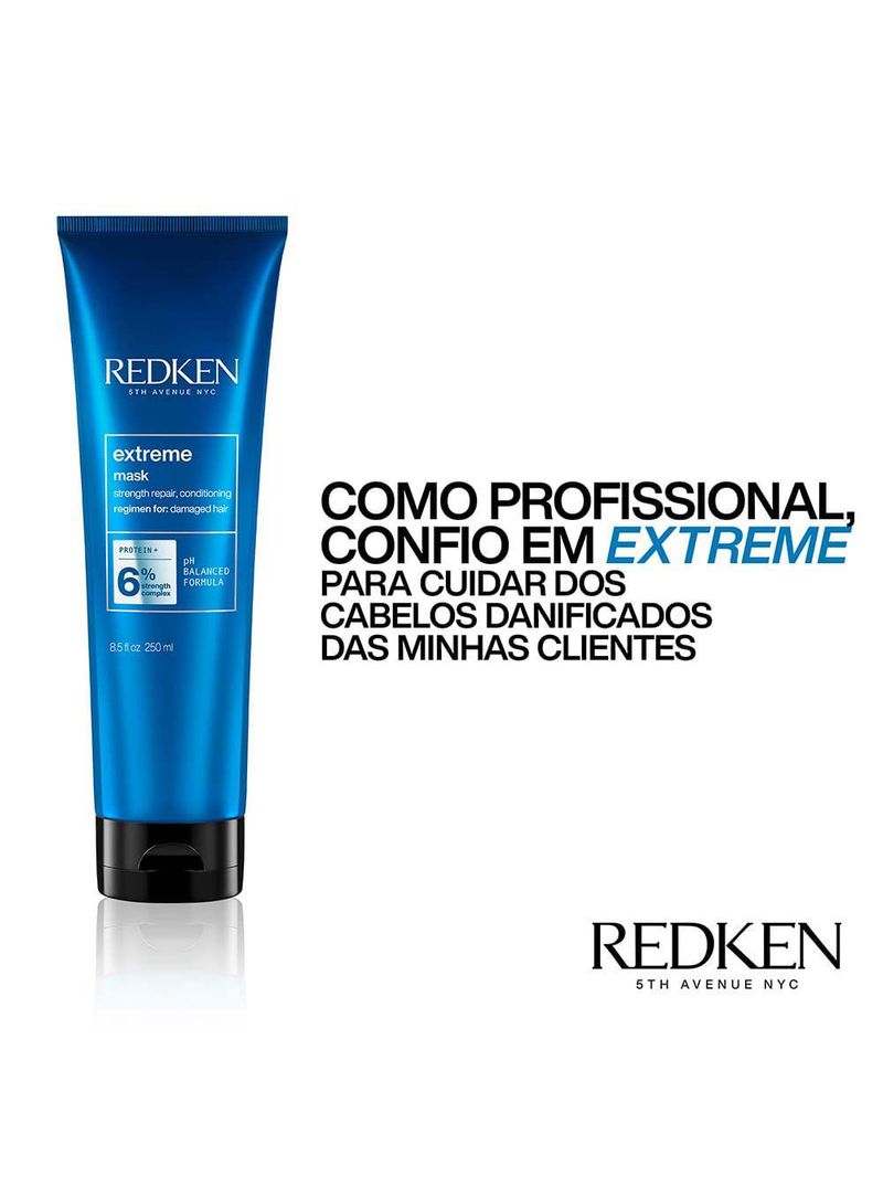 Redken extreme strength builder plus - máscara de reconstrução