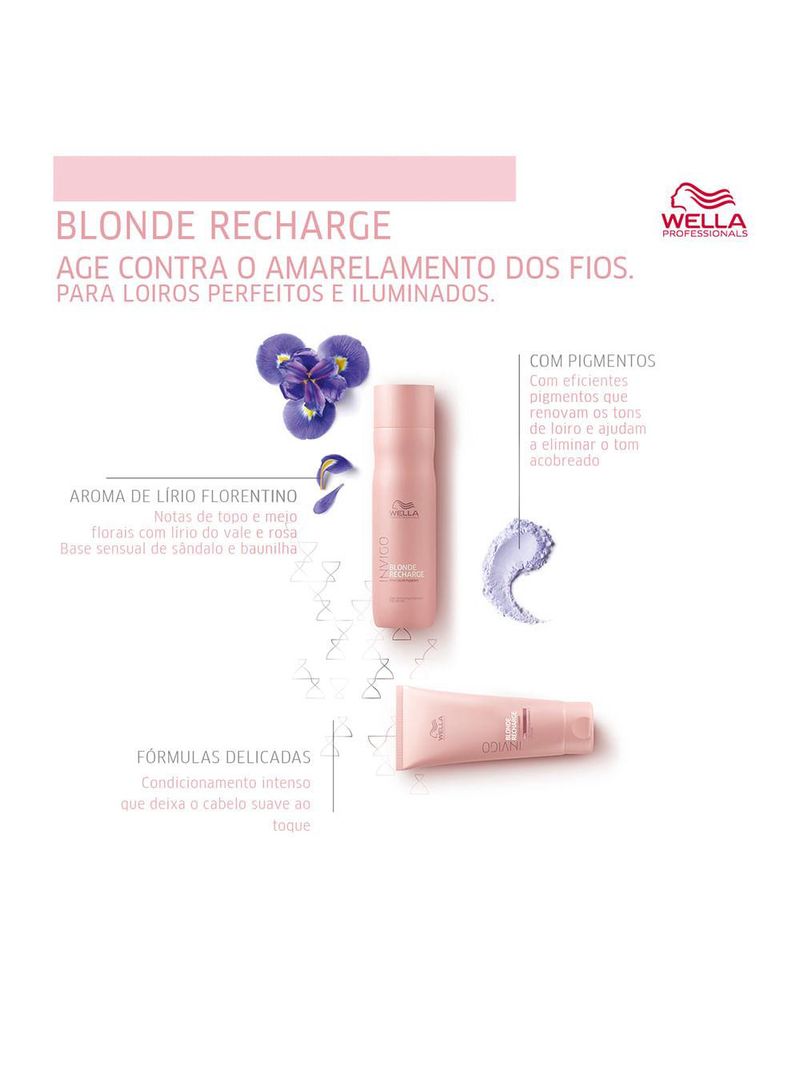 Wella professionals cool blond recharge invigo - shampoo