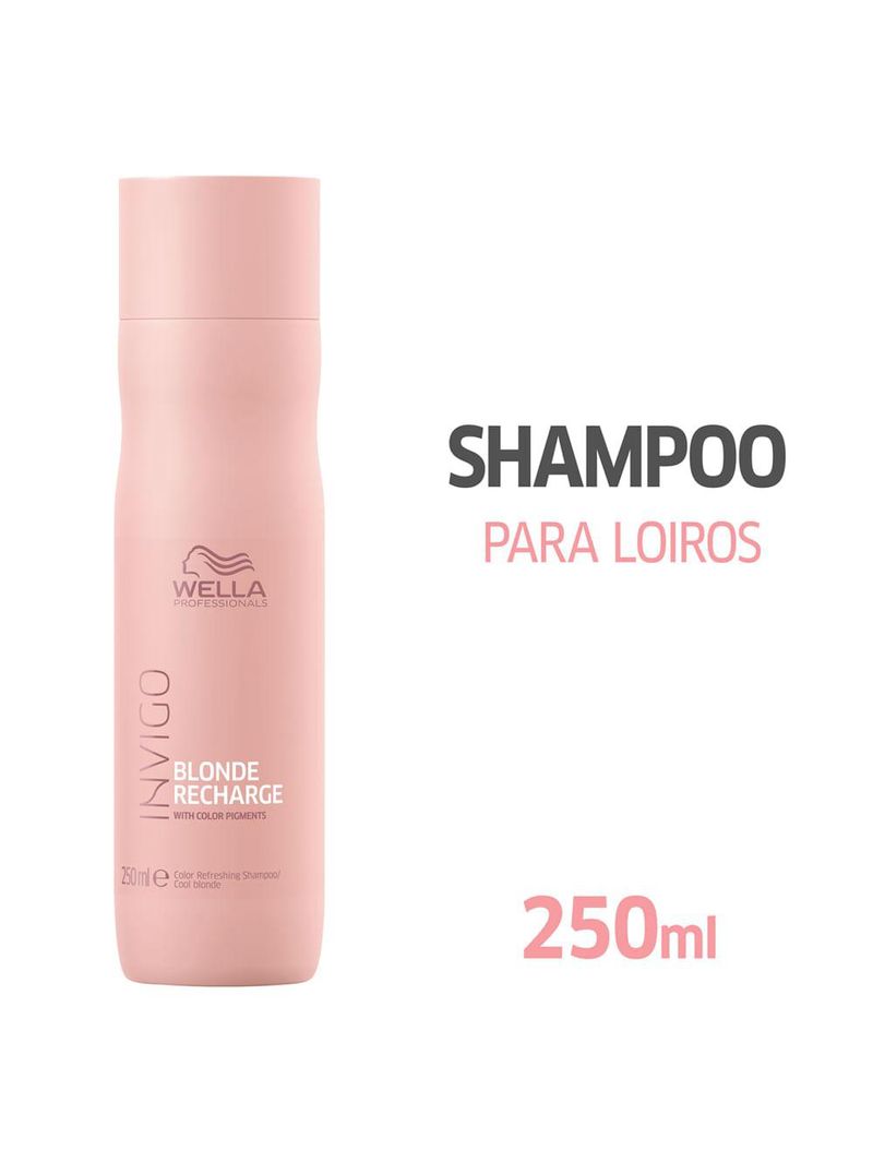 Wella professionals cool blond recharge invigo - shampoo