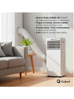 Ar-Condicionado Portátil Gallant 12000 BTUs Frio R32 127V (GAP12PCCA-BR127)