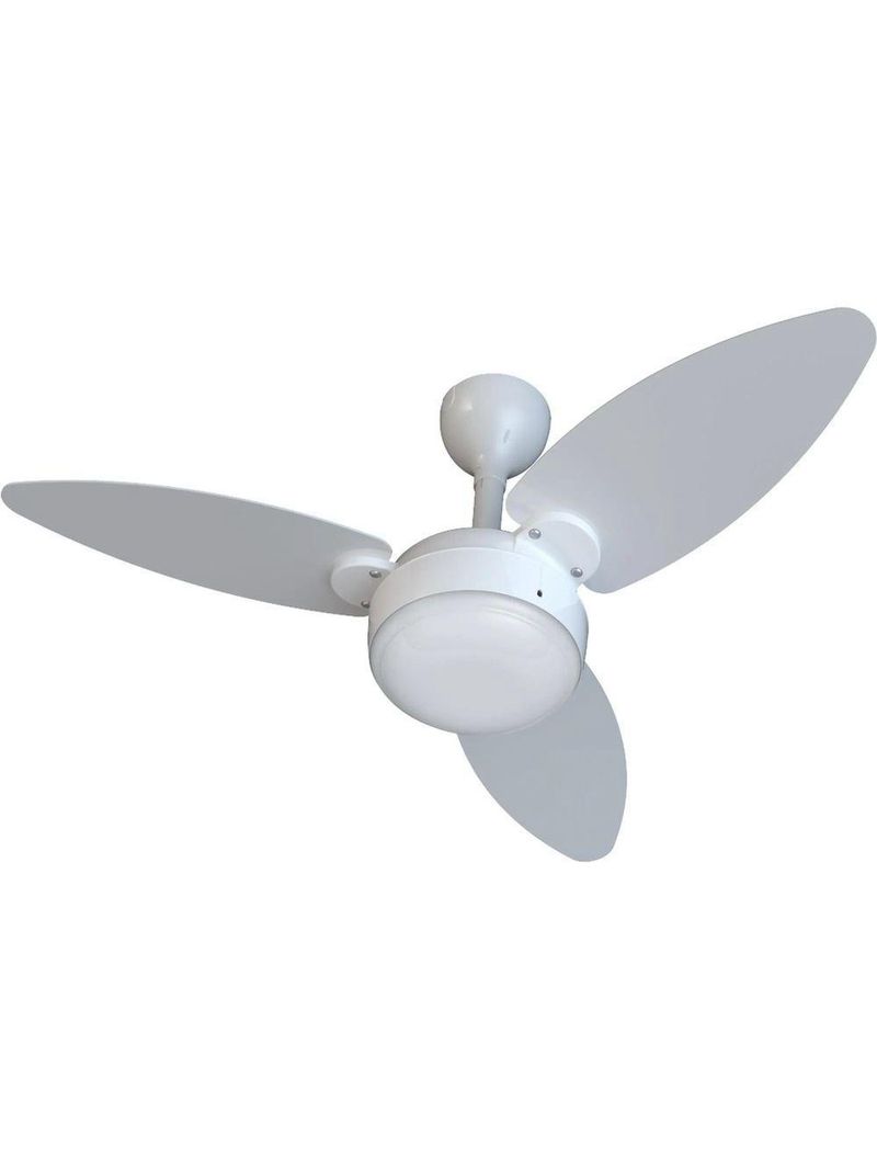 Ventilador De Teto Ventisol Elluz 3 Pás Branco Bivolt