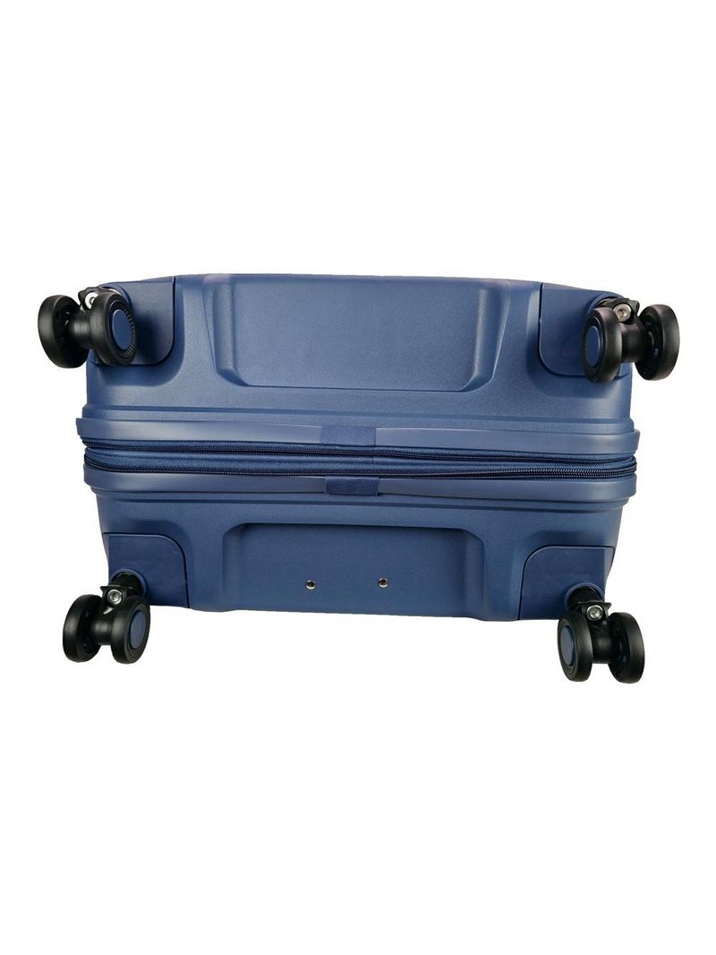 Mala média 23kg lansay azul expansível linha orium rodas 360° tsa