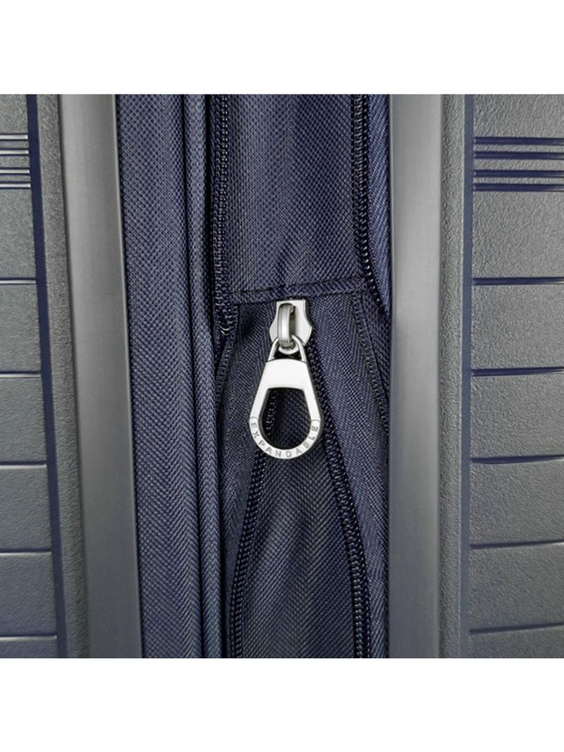 Mala média 23kg lansay azul expansível linha orium rodas 360° tsa