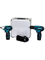 Kit Furadeira Parafusadeira E Parafusadeira De Impacto Bateria Bivolt - Lct204 - Makita