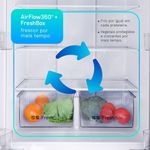 Geladeira Refrigerador HQ Frost Free Inverter Multidoor 426 Litros Inox HQ-426MDFF 220v