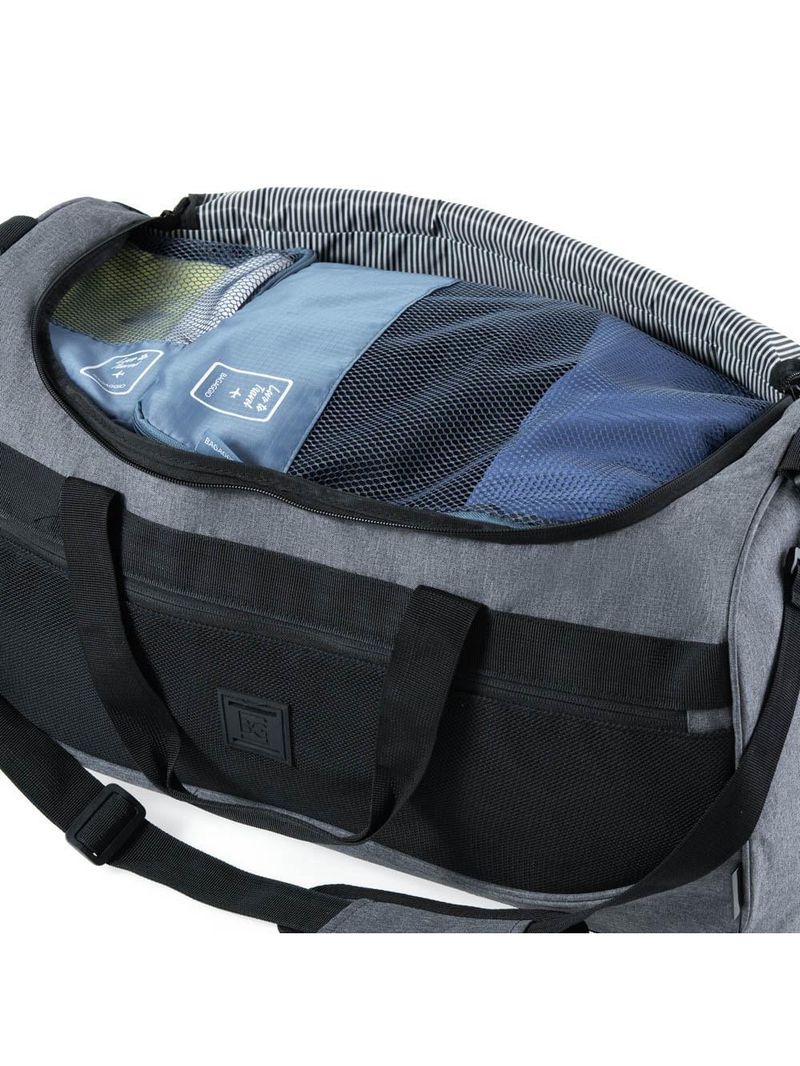 Bolsa de viagem media bg mesh ii cinza