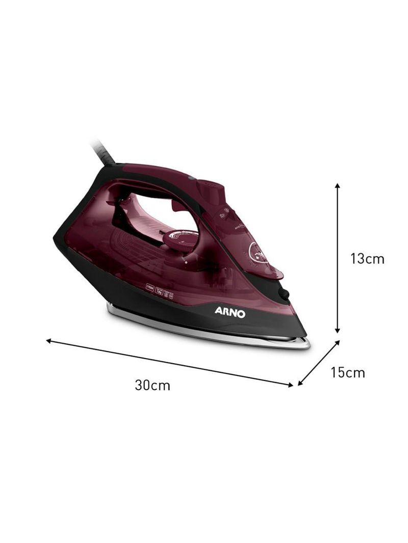 Ferro De Passar A Vapor Arno Ultragliss Vinho FMV 110V