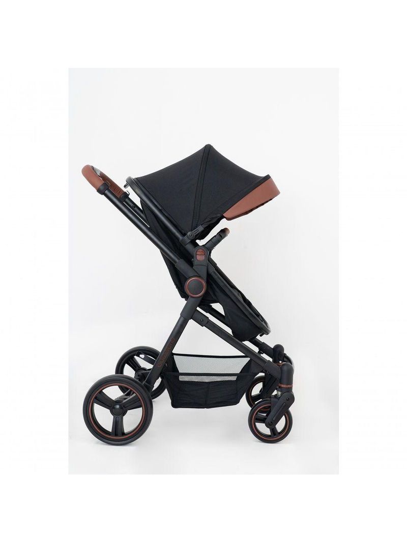 Carrinho De Passeio Galzerano Ivy 0 A 15kg Com Cesto Moises Preto