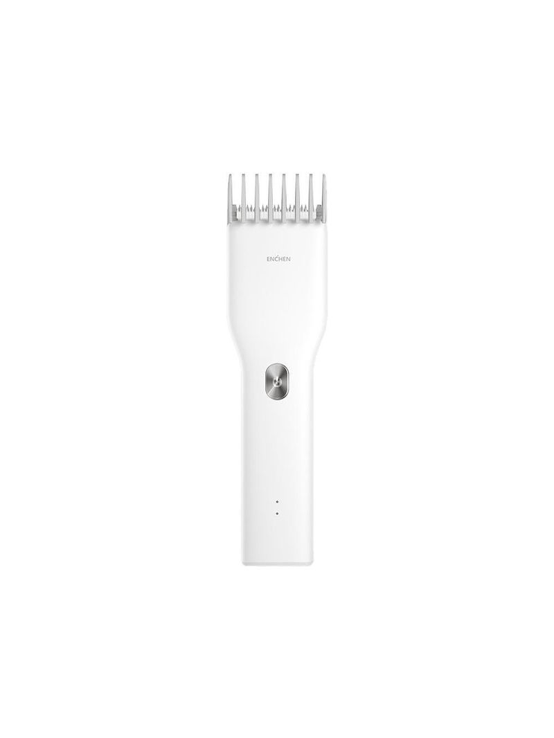Máquina Aparador De Pelos Recarregável Sem Fio Boost Branco