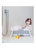 Banheira De Bebê Galzerano Compacta Dobrável 7095 Cinza