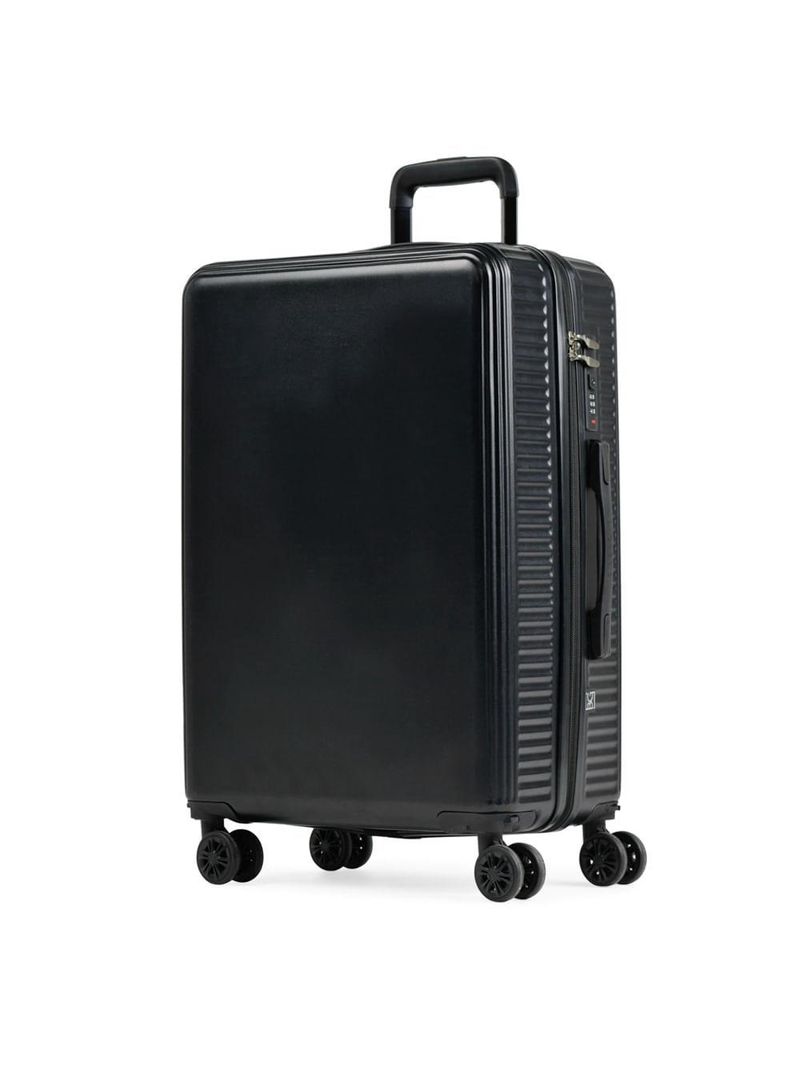 Mala de Viagem Média 23KG ABS 4 Rodas 24" My Way - Preta