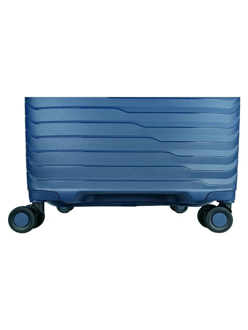 Mala média 23kg lansay azul expansível linha orium rodas 360° tsa