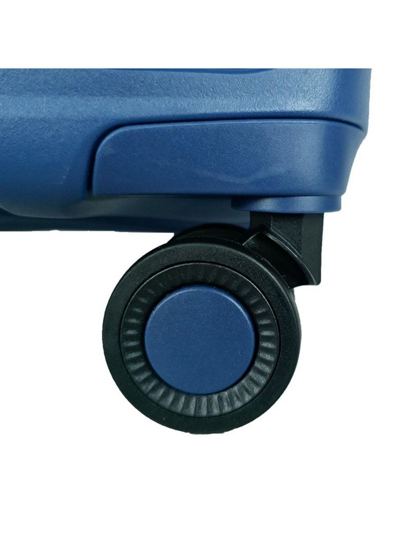 Mala média 23kg lansay azul expansível linha orium rodas 360° tsa