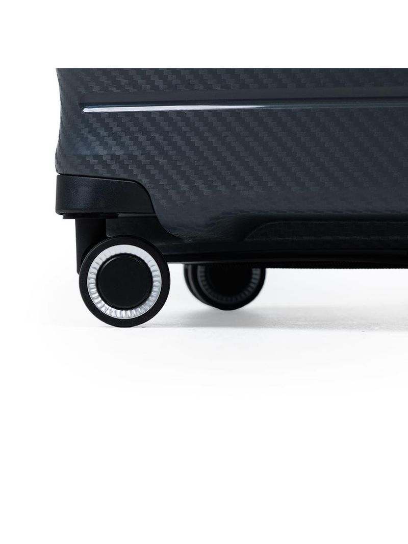 Mala média polipropileno 4 roda swissone genebra ii cinza
