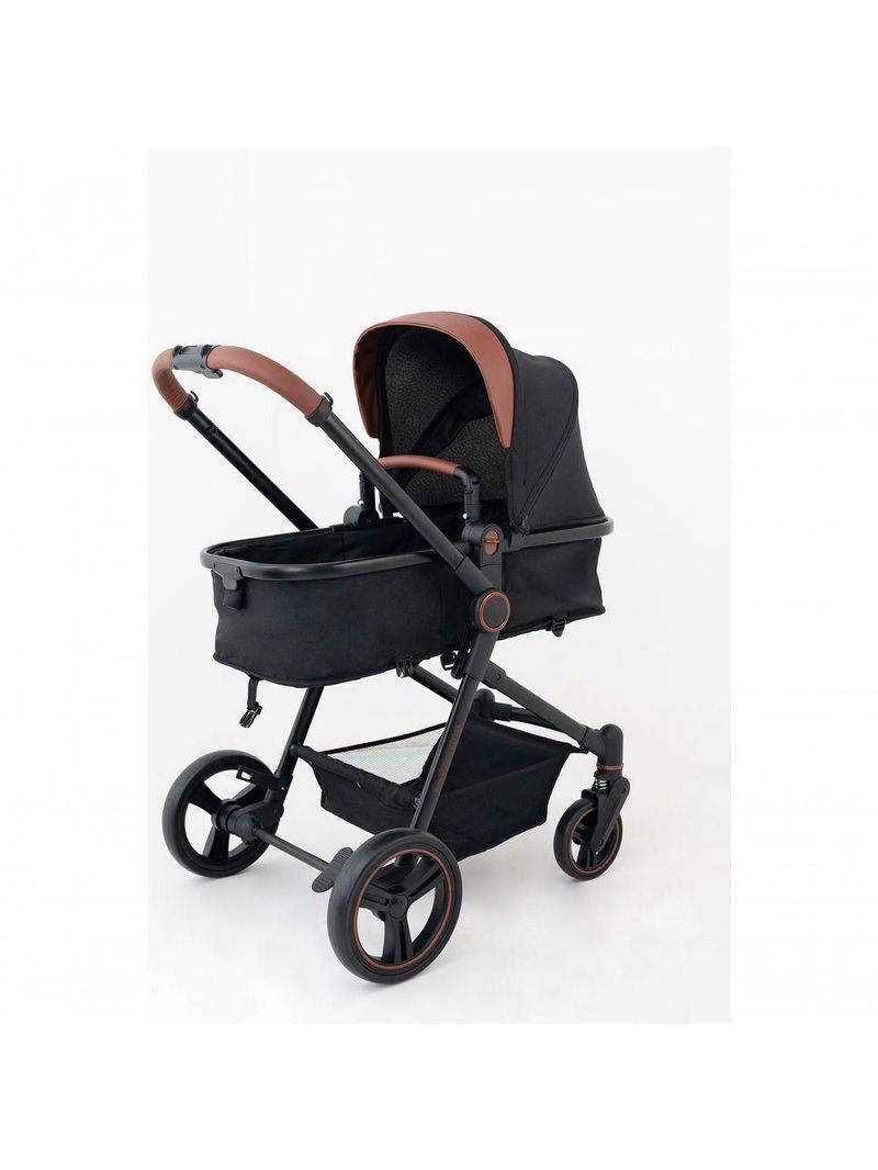Carrinho De Passeio Galzerano Ivy 0 A 15kg Com Cesto Moises Preto