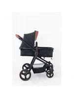 Carrinho De Passeio Galzerano Ivy 0 A 15kg Com Cesto Moises Preto