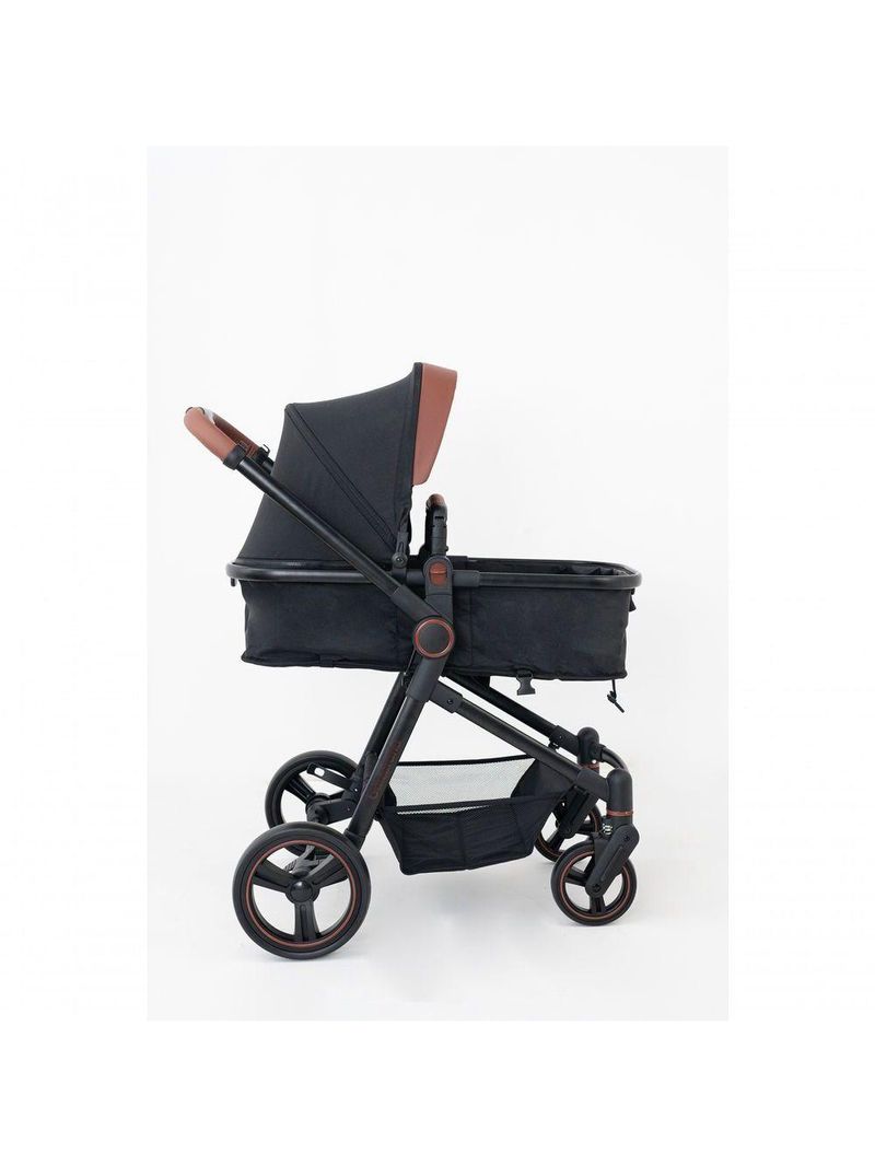 Carrinho De Passeio Galzerano Ivy 0 A 15kg Com Cesto Moises Preto