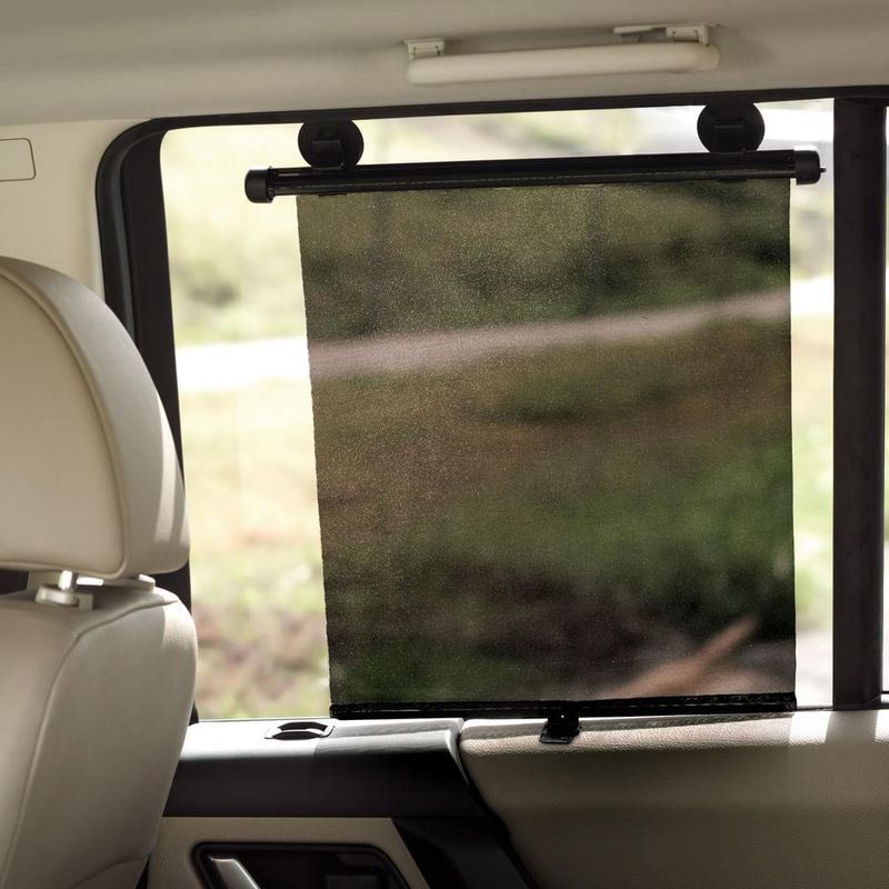 Protetor solar retrátil para carro sunshade preto multikids baby - bb1149